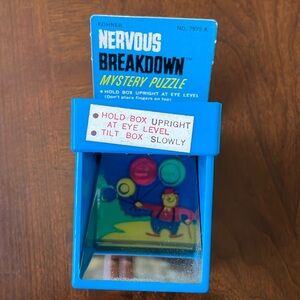 Vintage 1968 Kohner Bros‎ Nervous Breakdown Mystery Puzzle toy house game